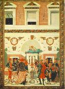 Pietro Perugino The Miracles of San Bernardino: The Healing of a Mute oil painting